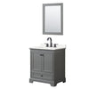 Custom image for Dark Gray with Matte Black Trim / White Quartz, Rectangular Sink / 24
