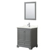 Custom image for Dark Gray with Polished Chrome Trim / Giotto Quartz, Rectangular Sink / 24