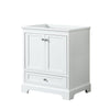 Custom image for White with Polished Chrome Trim / No Mirror