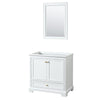 Custom image for White with Brushed Gold Trim / 24
