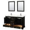 Custom image for Dark Espresso with Polished Chrome Trim / Giotto Quartz, Rectangular Sink / 24