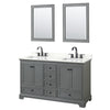 Custom image for Dark Gray with Matte Black Trim / Giotto Quartz, Rectangular Sink / 24