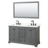 Custom image for Dark Gray with Matte Black Trim / Giotto Quartz, Rectangular Sink / 58
