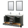 Custom image for Dark Gray with Polished Chrome Trim / Giotto Quartz, Rectangular Sink / 24
