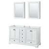 Custom image for White with Matte Black Trim / Medicine Cabinets