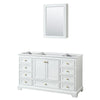 Custom image for White with Brushed Gold Trim / Medicine Cabinet