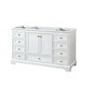 Custom image for White with Brushed Gold Trim / No Mirror