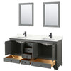 Custom image for Dark Gray with Matte Black Trim / Giotto Quartz, Rectangular Sink / 24