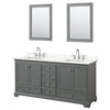 Custom image for Dark Gray with Polished Chrome Trim / Giotto Quartz, Rectangular Sink / 24