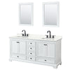 Custom image for White with Matte Black Trim / Giotto Quartz, Rectangular Sink / 24