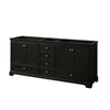 Custom image for Dark Espresso with Polished Chrome Trim / No Mirror