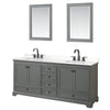 Custom image for Dark Gray with Matte Black Trim / White Quartz, Rectangular Sink / 24