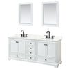Custom image for White with Matte Black Trim / Giotto Quartz, Rectangular Sink / 24