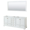 Custom image for White with Brushed Gold Trim / 70