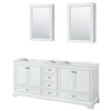 Custom image for White with Polished Chrome Trim / Medicine Cabinets