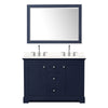 Custom image for Dark Blue with Polished Chrome Trim / White Quartz / 46