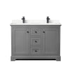 Custom image for Dark Gray with Matte Black Trim / Carrara Cultured Marble / No Mirror