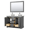 Custom image for Dark Gray with Matte Black Trim / Giotto Quartz / 46