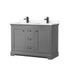 Custom image for Dark Gray with Matte Black Trim / White Cultured Marble / No Mirror