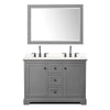 Custom image for Dark Gray with Matte Black Trim / White Quartz / 46
