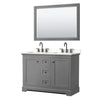 Custom image for Dark Gray with Matte Black Trim / White Quartz / 46