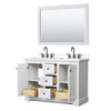 Custom image for White with Matte Black Trim / Giotto Quartz / 46