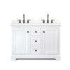 Custom image for White with Matte Black Trim / Giotto Quartz / No Mirror