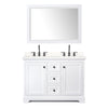 Custom image for White with Matte Black Trim / White Quartz / 46