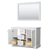 Custom image for White with Brushed Gold Trim / 46