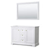 Custom image for White with Brushed Gold Trim / 46
