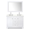 Custom image for White with Polished Chrome Trim / Giotto Quartz / 46