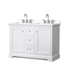 Custom image for White with Polished Chrome Trim / Giotto Quartz / No Mirror