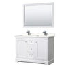 Custom image for White with Polished Chrome Trim / White Quartz / 46