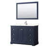 Custom image for Dark Blue with Polished Chrome Trim / Giotto Quartz / 46