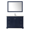 Custom image for Dark Blue with Polished Chrome Trim / White Quartz / 46