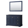 Custom image for Dark Blue with Brushed Gold Trim / 46