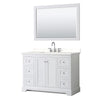 Custom image for White with Polished Chrome Trim / White Quartz / 46