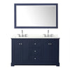 Custom image for Dark Blue with Polished Chrome Trim / Giotto Quartz / 58