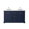 Custom image for Dark Blue with Polished Chrome Trim / Giotto Quartz / No Mirror