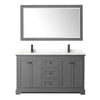 Custom image for Dark Gray with Matte Black Trim / Giotto Quartz / 58