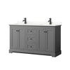 Custom image for Dark Gray with Matte Black Trim / Giotto Quartz / No Mirror