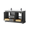 Custom image for Dark Gray with Matte Black Trim / White Cultured Marble / No Mirror