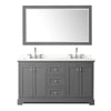 Custom image for Dark Gray with Polished Chrome Trim / Giotto Quartz / 58