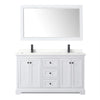 Custom image for White with Matte Black Trim / Giotto Quartz / 58
