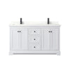 Custom image for White with Matte Black Trim / Giotto Quartz / No Mirror