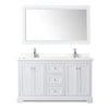Custom image for White with Polished Chrome Trim / Giotto Quartz / 58