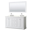 Custom image for White with Polished Chrome Trim / Giotto Quartz / 58