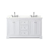 Custom image for White with Polished Chrome Trim / Giotto Quartz / No Mirror