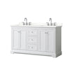 Custom image for White with Polished Chrome Trim / Giotto Quartz / No Mirror