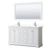 Custom image for White with Polished Chrome Trim / White Quartz / 58